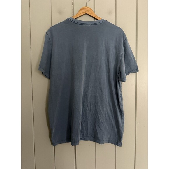 Marine Layer Men’s Signature Crew Graphic Tee XL Blue Short Sleeves - Picture 6 of 7